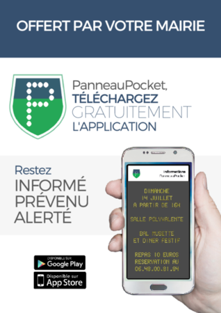 Panneau Pocket : les infos communales directement sur votre téléphone.