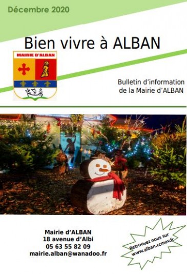 BULLETIN D'INFORMATION DE LA MAIRIE D'ALBAN 