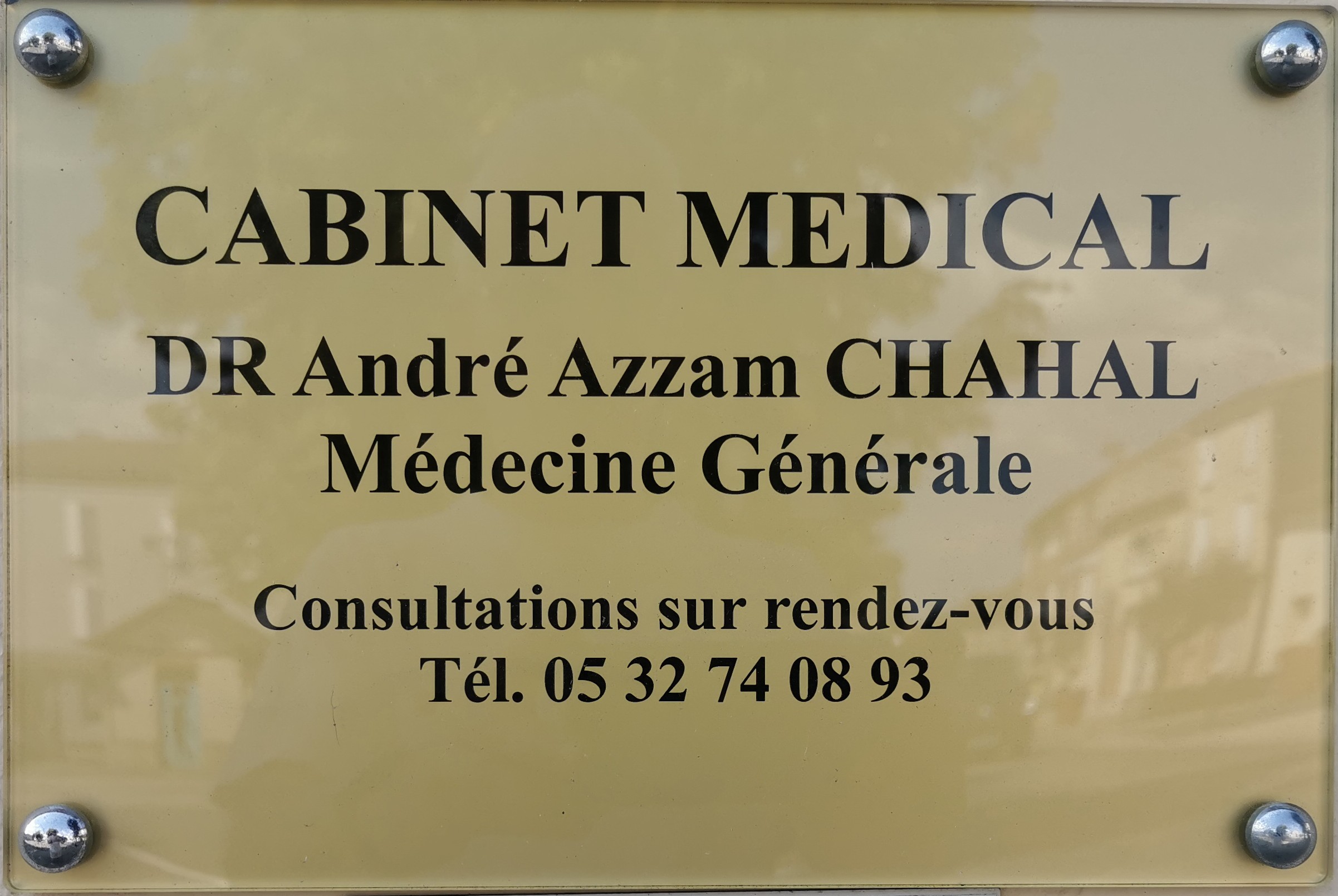 Annexe cabinet Dr CHAHAL