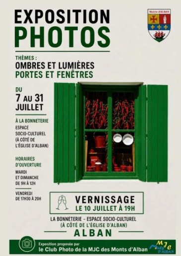 Exposition juillet 2026 à La Bonneterie