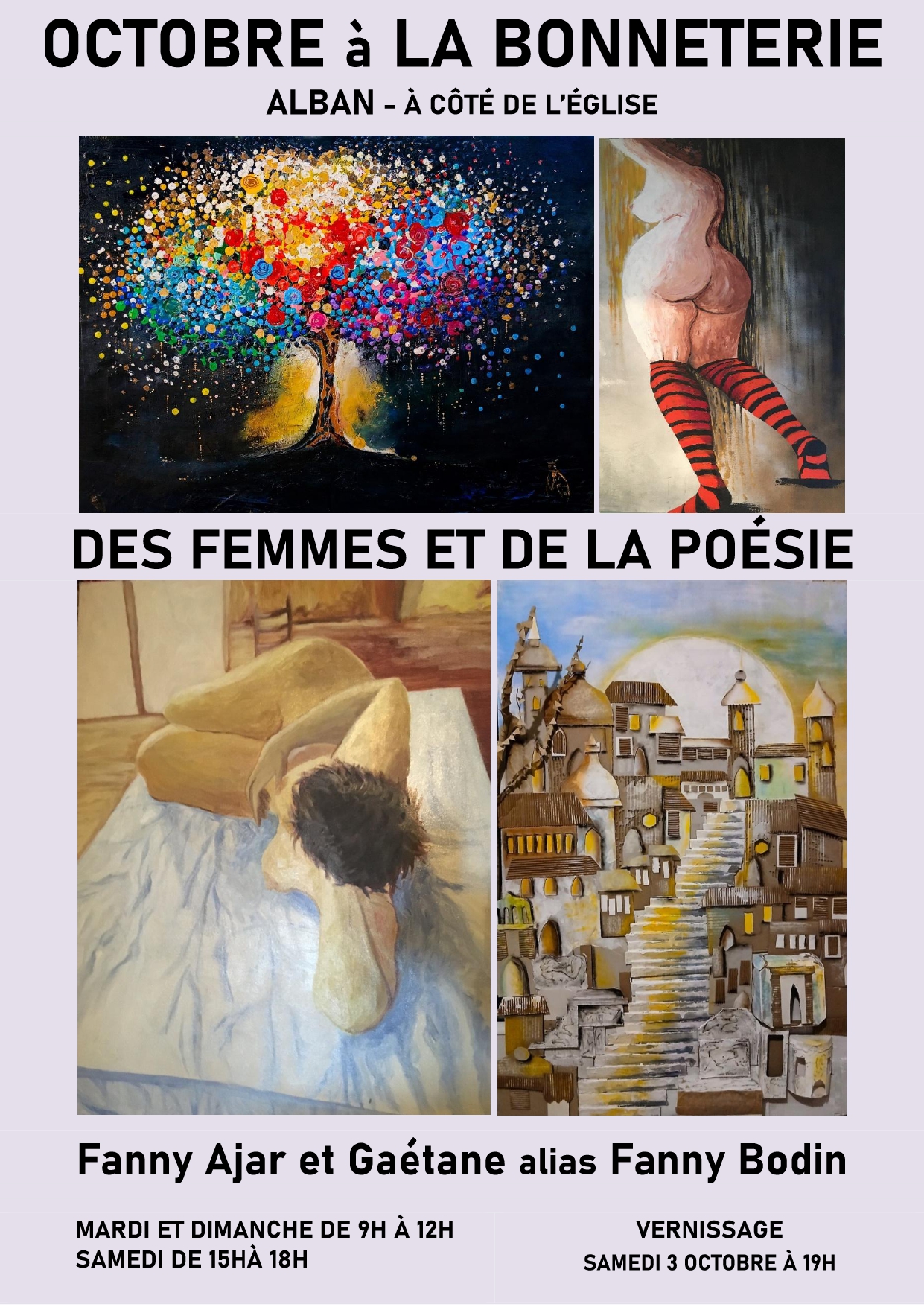 Exposition Octobre 2026 à la Bonneterie